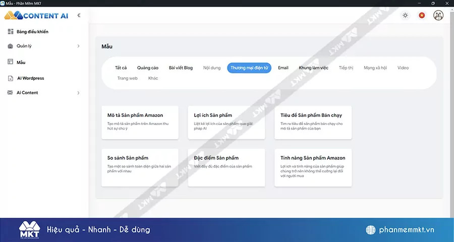 Content Ai Phần mềm Content Ai
