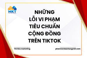 Những Lỗi Vi Phạm Tiêu Chuẩn Cộng Đồng Trên Tiktok