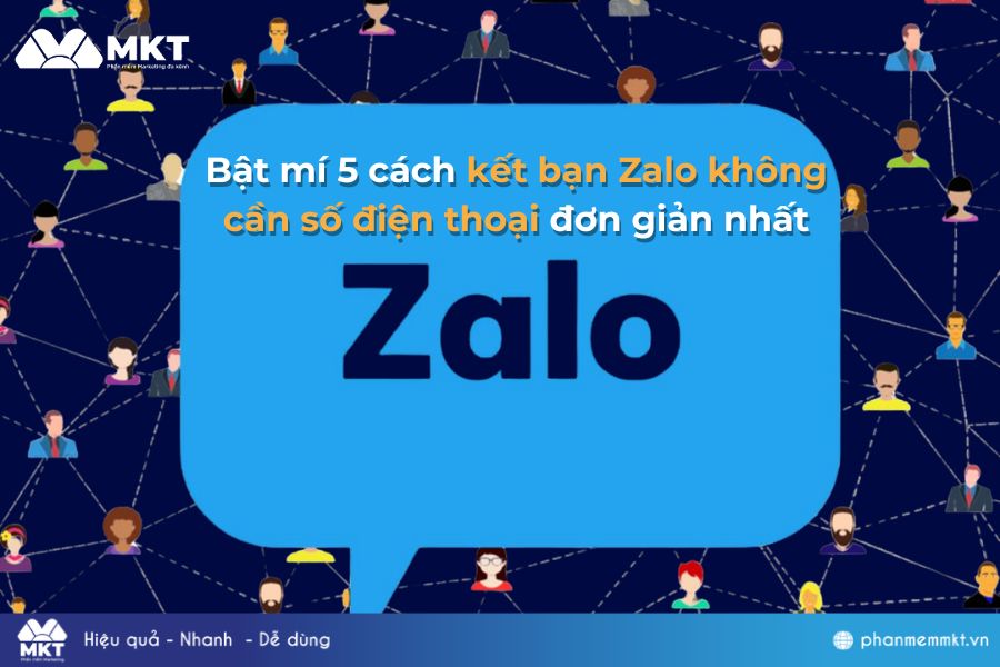 Cách kết bạn zalo không cần số điện thoại