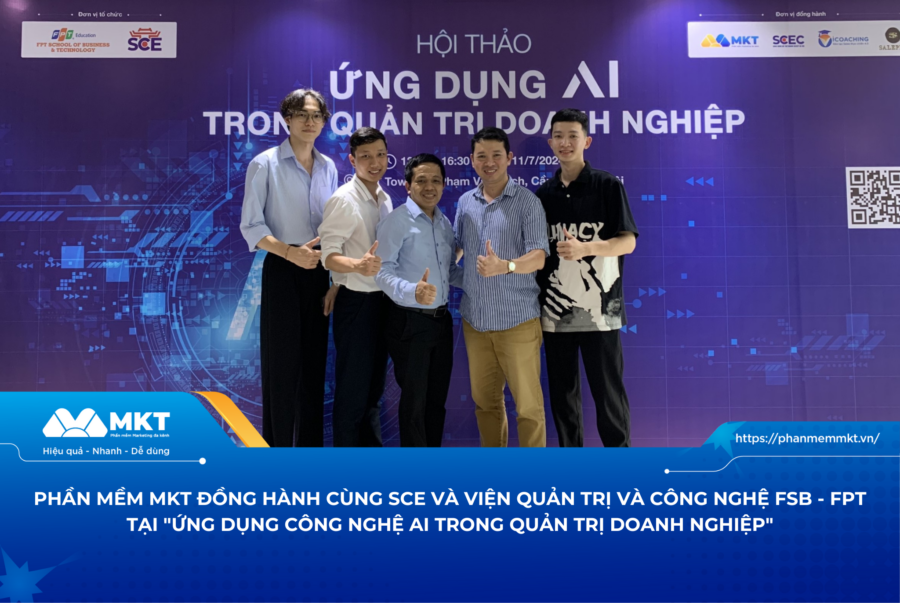 Phần mềm MKT cùng hơn 200 chủ doanh nghiệp góp mặt tại hội thảo "Ứng dụng Công nghệ AI trong Quản trị Doanh nghiệp" của FPT