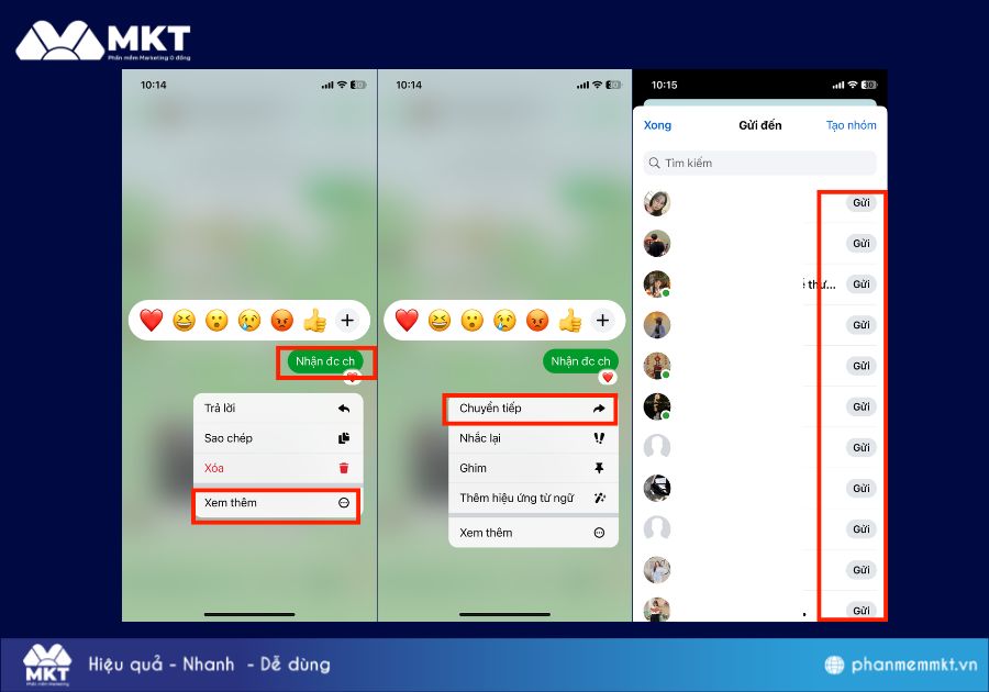 Cách gửi tin nhắn hàng loạt trên messenger