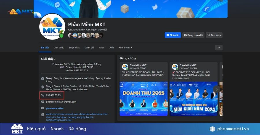 Cách lấy số điện thoại từ Facebook công khai