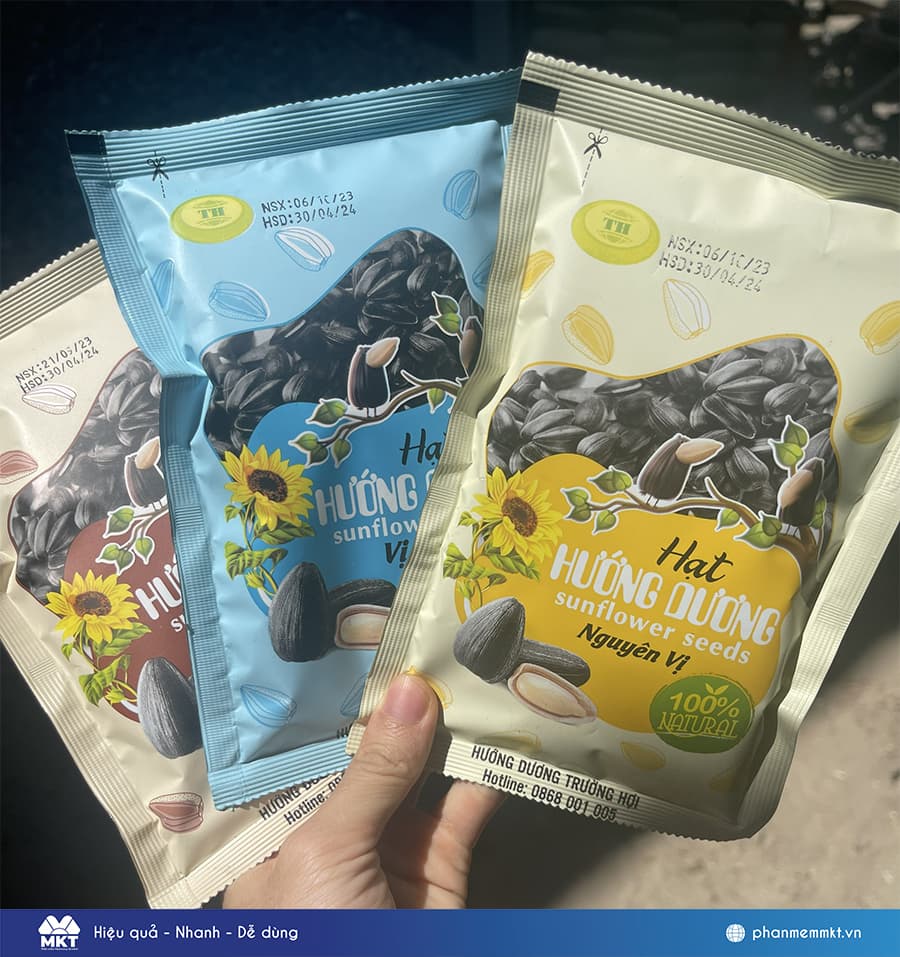 Các sản phẩm hạt hướng dương của Hướng dương Trường Hợi
