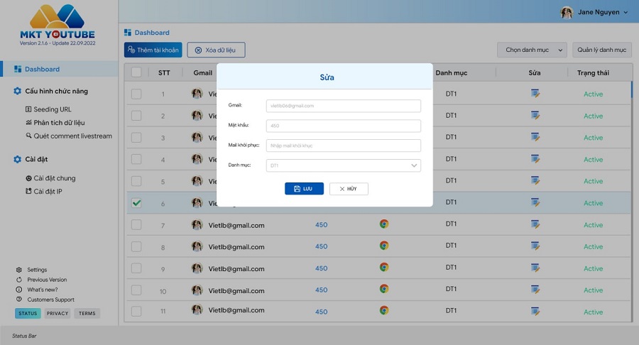 Phần mềm MKT Tube
