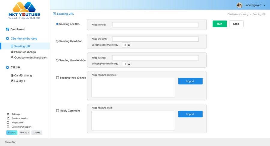 Phần mềm MKT Tube