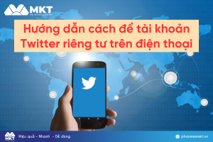 Cách để tài khoản Twitter riêng tư trên điện thoại