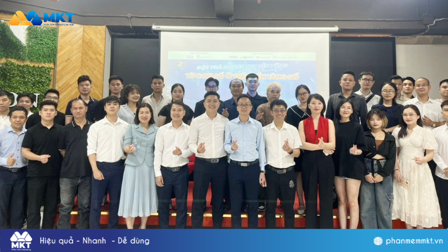 Phần Mềm MKT đồng hành tổ chức sự kiện "Đột Phá Doanh Thu Bền Vững Từ Con Số 0 Trên Nền Tảng Số"