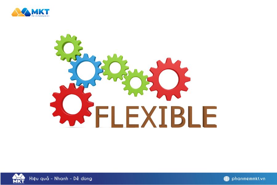 Linh hoạt và dễ tùy chỉnh