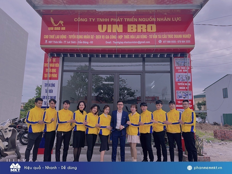 Đội ngũ nhân sự của VIN BRO