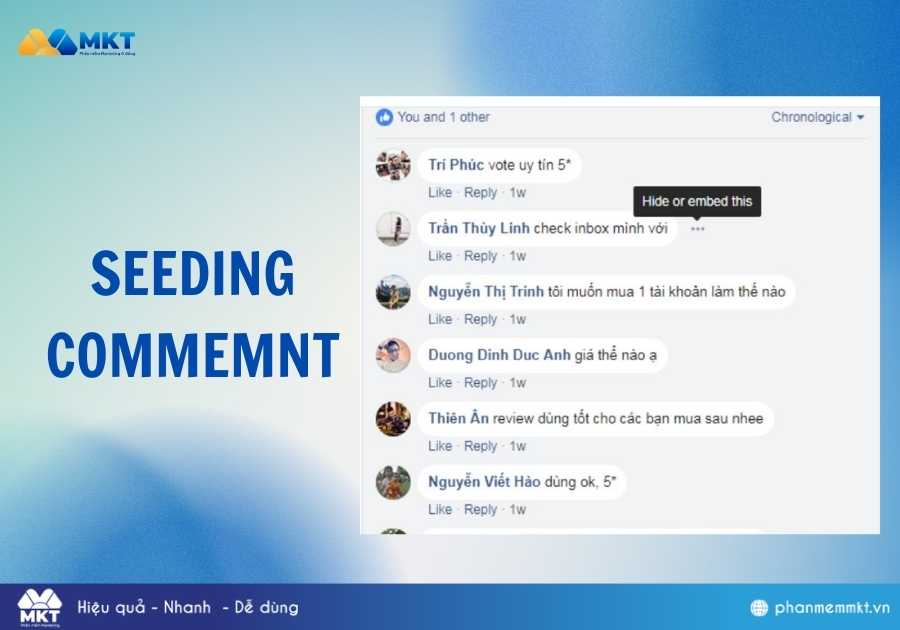 cách seeding facebook hiệu quả