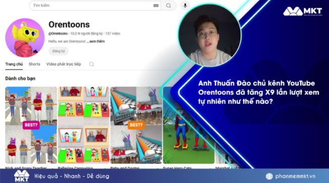 Kênh Youtube Orentoons