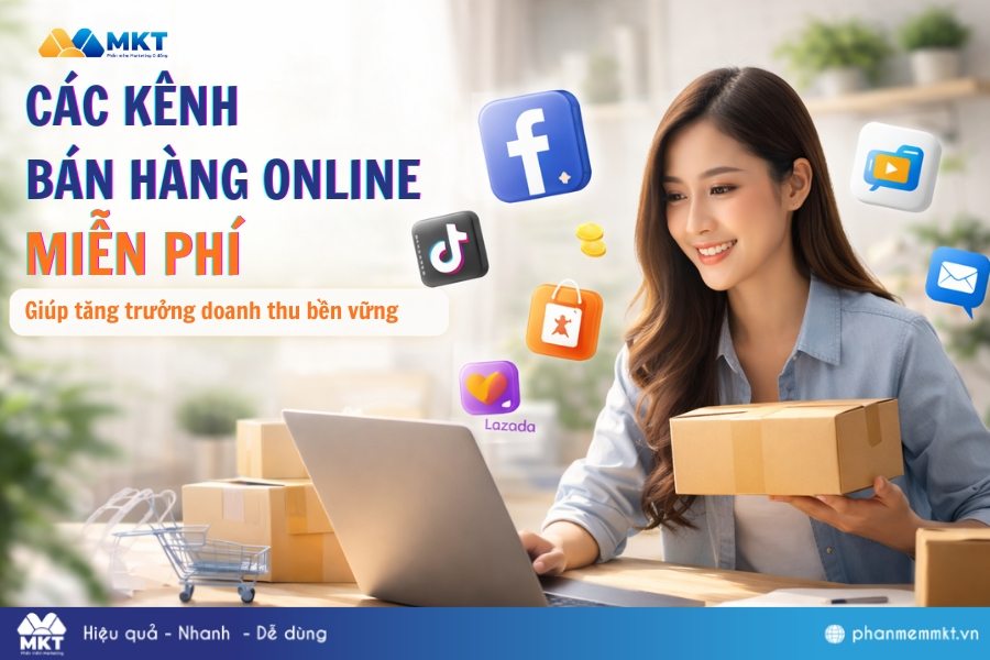 Các kênh bán hàng online miễn phí