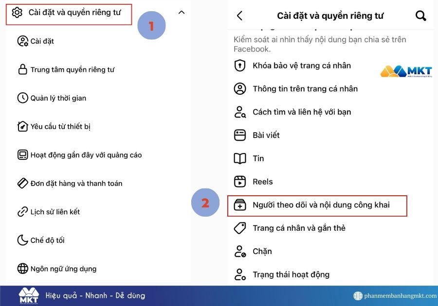 cách khóa bình luận trên Facebook bằng điện thoại