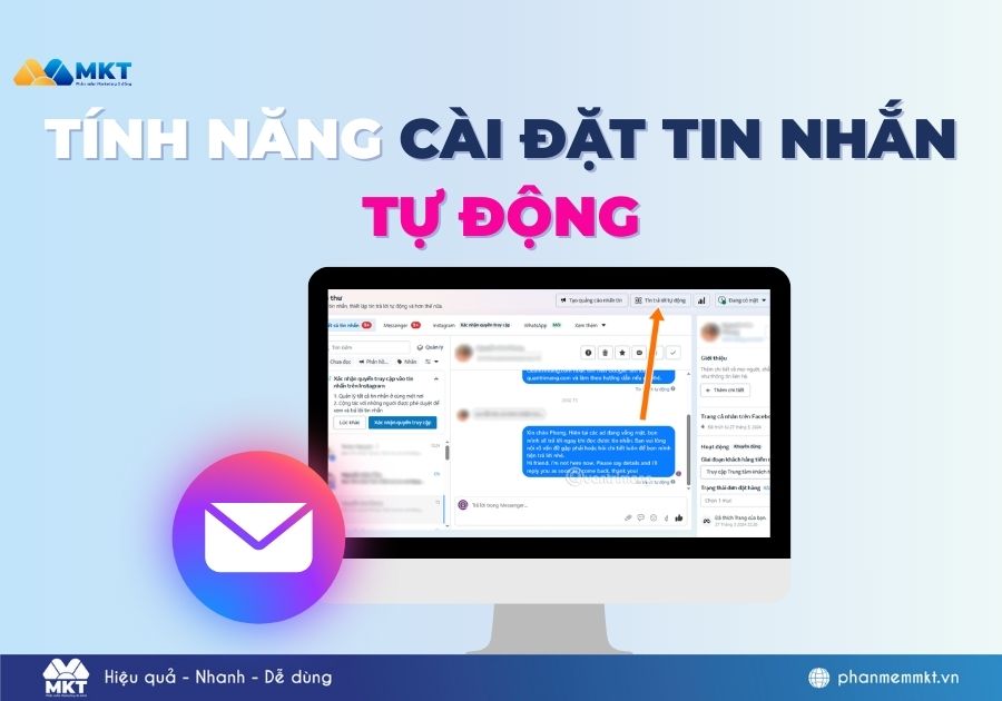 cài đặt tin nhắn tự động trên Fanpage
