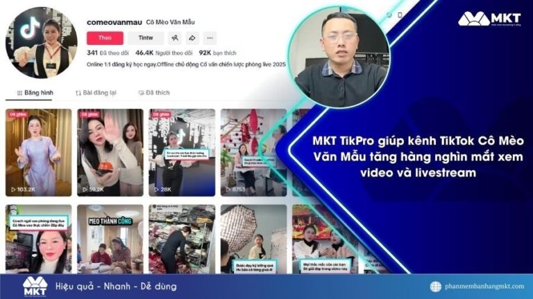 TikTok Cô Mèo Văn Mẫu: Phương pháp tối ưu tương tác livestream để tăng hàng nghìn mắt xem