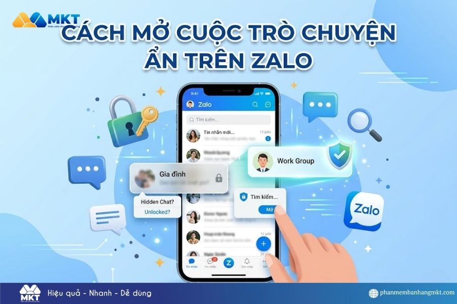 Cách mở cuộc trò chuyện ẩn trên Zalo
