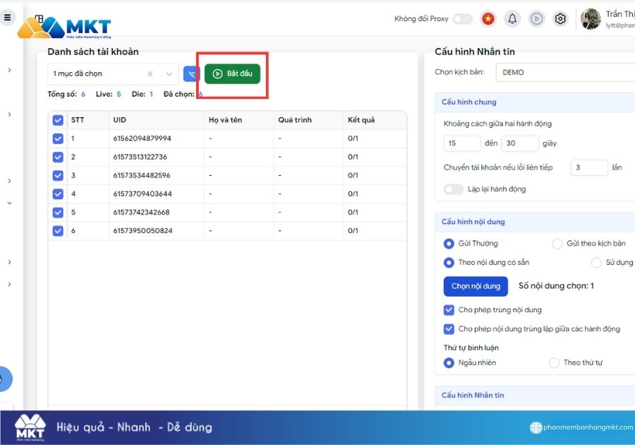 Gửi tin nhắn hàng loạt trên Facebook