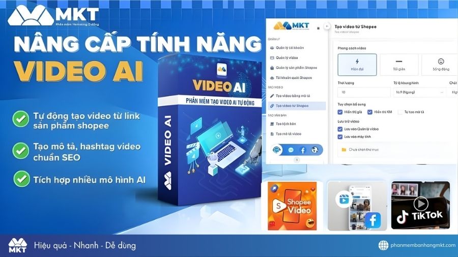 Phần mềm tạo video AI
