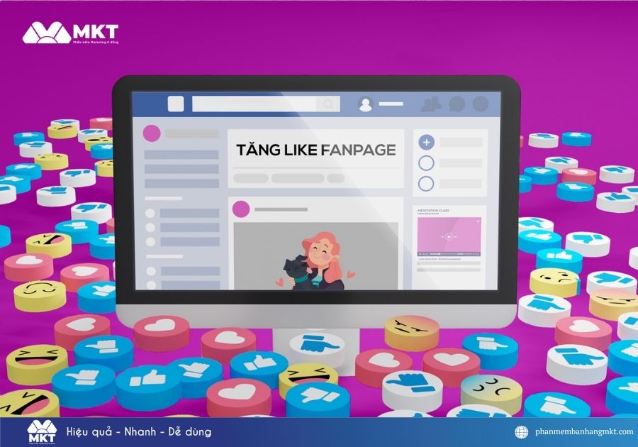 Cách tăng like fanpage Facebook