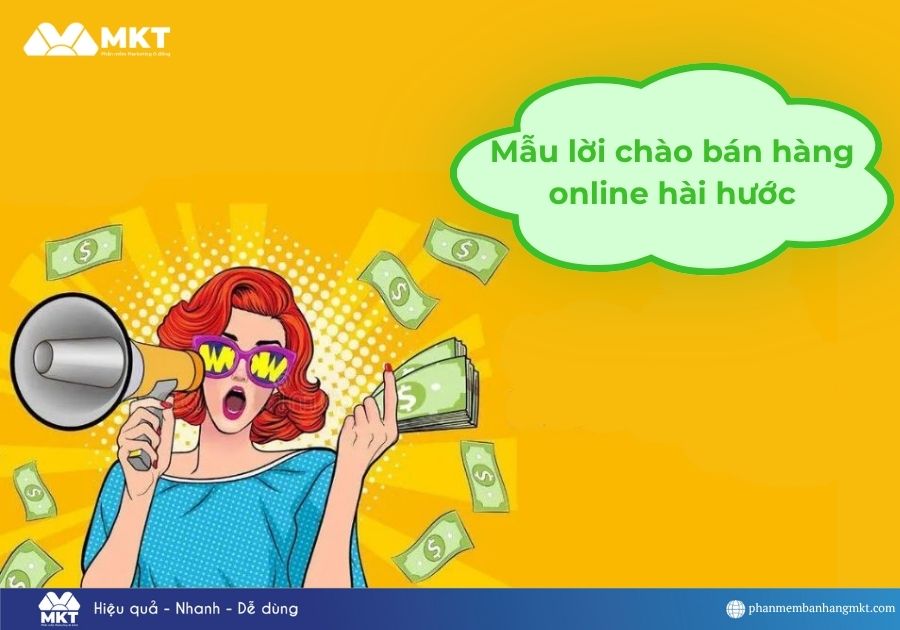 Mẫu lời chào bán hàng online