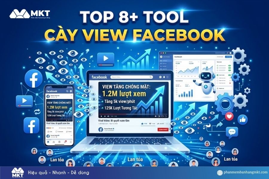 Tool cày view Facebook