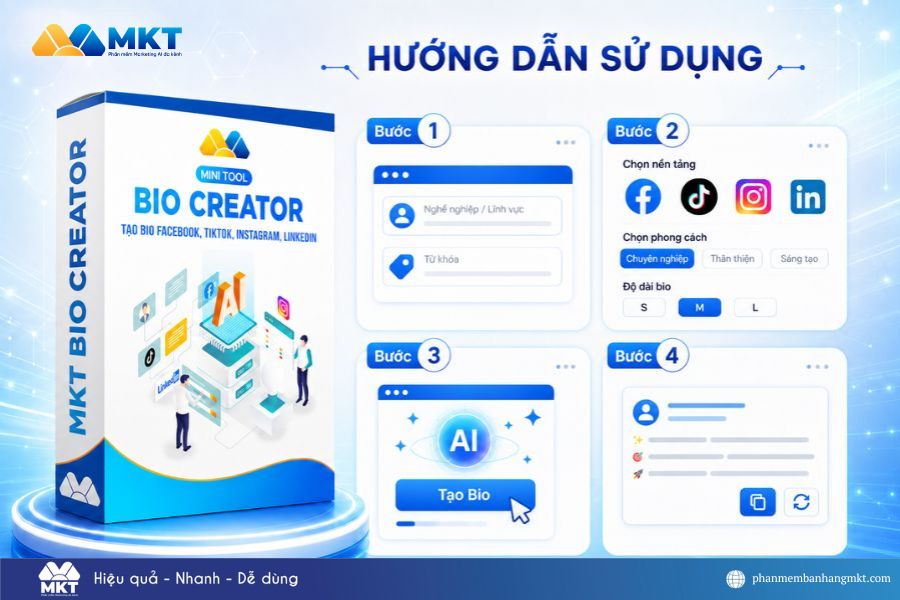 Tạo Bio bằng AI